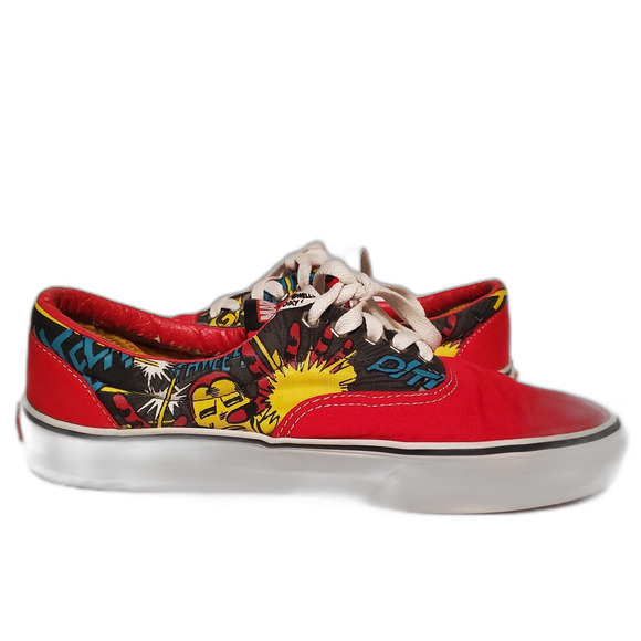 Rare Vans X Marvel Era Iron Man Sneakers Men\'s 8/Women\'s 9.5 main image 8